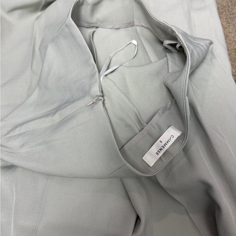 Commense Grey Button Split Sleeveless Pants Set - Picture 13 of 13